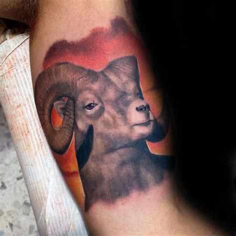 tattoo ram|100 Ram Tattoo Designs for Men